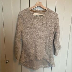 Zara- Tan and Cream Crew Neck Teddy Bear 🧸 Sweater